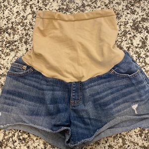 Maternity Jean Shorts